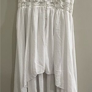 White Lace Overdress